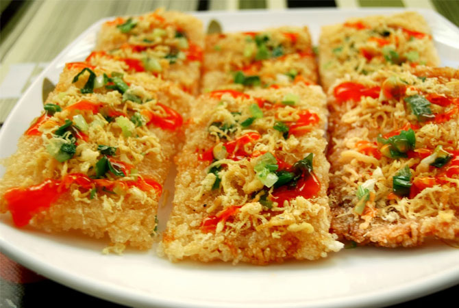 Crispy burned rice